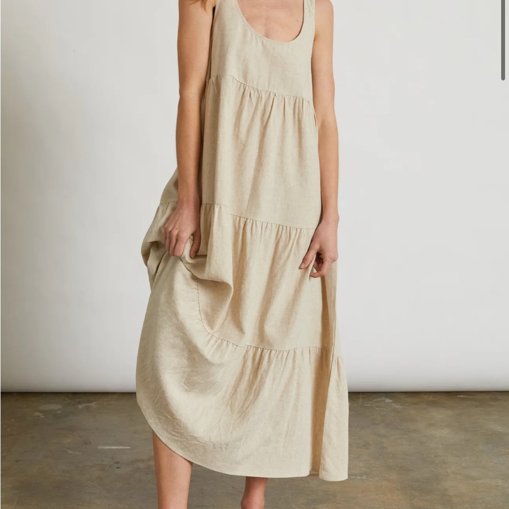 Linen Maxi Dress